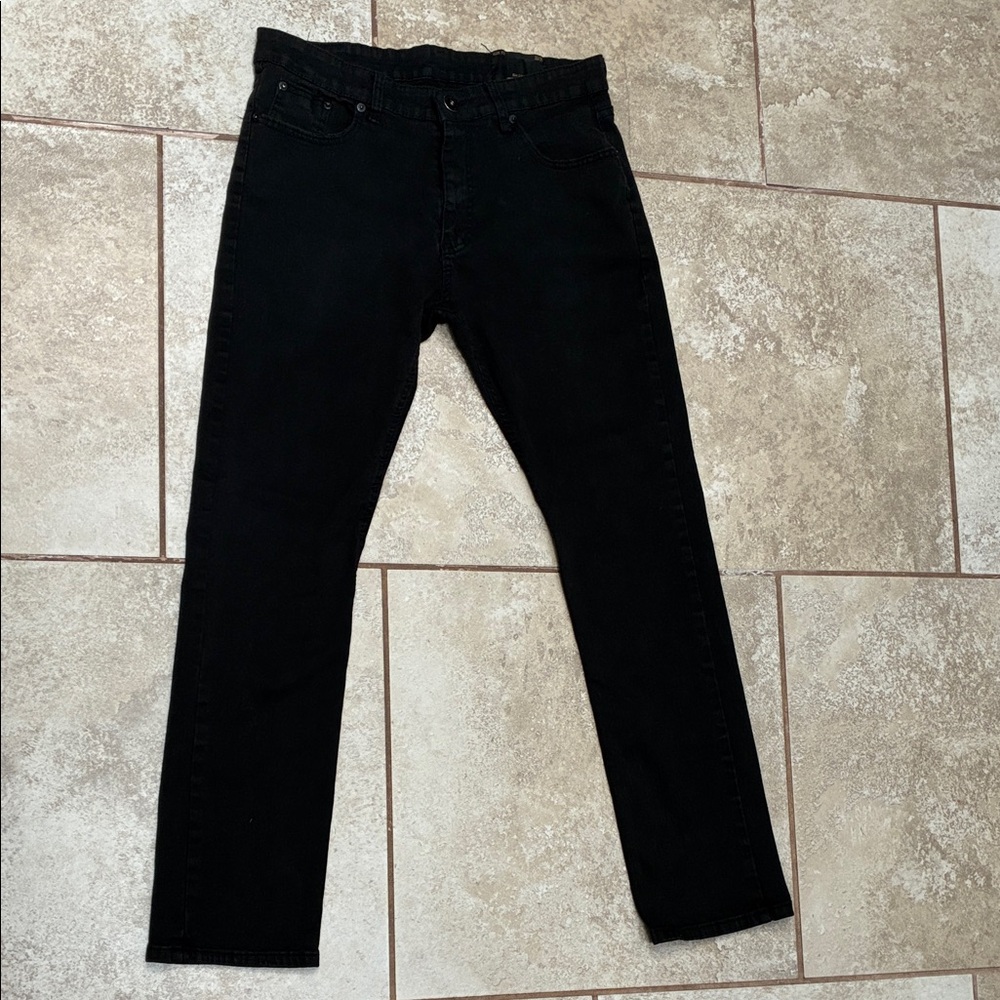 Slim Straight Men's Black Jeans
